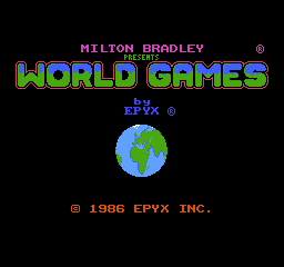 World Games (USA) Title Screen